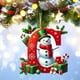 thumbnail image 4 of 26 Letters Christmas Tree Decoration Pendant Christmas Tree Ornaments Personalized DIY Christmas Ornaments Christmas Decoration Xmas Tree Hanging Decor Feature, 4 of 4