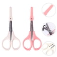 thumbnail image 3 of FRCOLOR Eyelash Scissors 2PCS Beauty Scissors Eyebrow Trimmer Eyelash Scissors High Precision Trimmer,4.02"X1.81"X0.2", 3 of 4