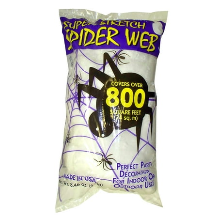 Halloween Spider Web White