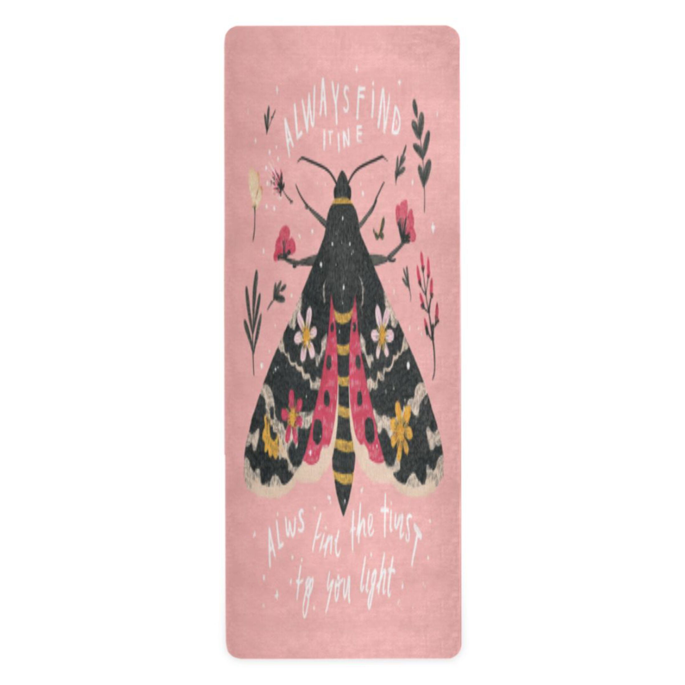 BZSMCE Yoga Mat Women Fitness Mat Light Of Hope Pattern