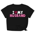 thumbnail image 2 of Meichang T-Shirts de la Saint-Valentin pour Femmes, Hauts Mignons avec Motif Cœur, Manches Courtes, Col Rond, Coupe Ample, 2 of 7
