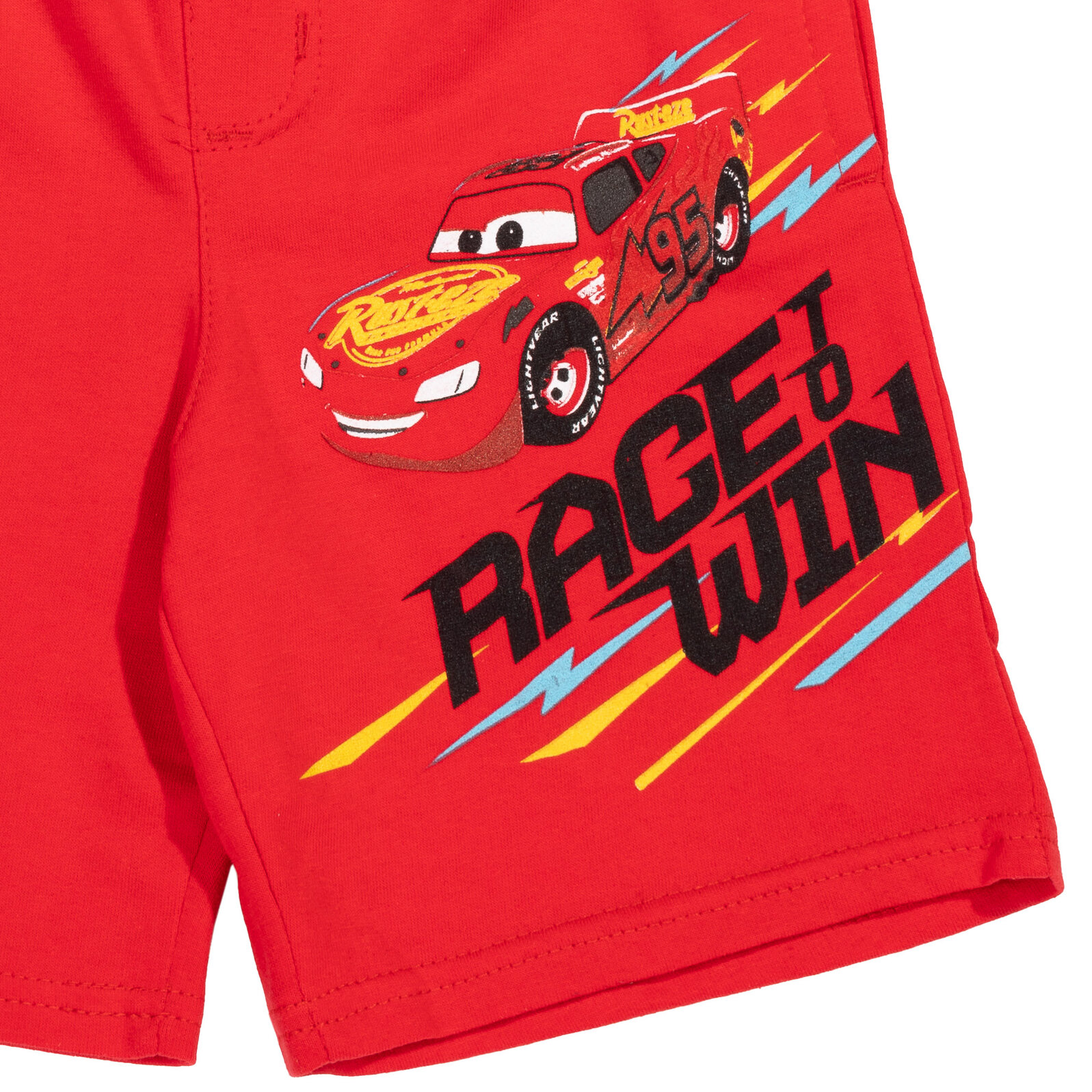 Disney Pixar Cars Lightning McQueen Toddler Boys French Terry 2 Pack Shorts Toddler to Little Kid - image 4 of 5
