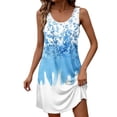 thumbnail image 5 of TaTaai Women's Elegant Casual Dress with Round Neck, Short Sleeves, Slimming Waist Design, and Versatile Commuting Style Gift, 5 of 7