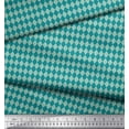 thumbnail image 3 of Soimoi Green polyester Crepe Fabric Diamond Geometric Print Fabric by Yard 42 Inch Wide, 3 of 3