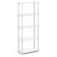 thumbnail image 5 of Furinno TURN-S-TUBE 5-Tier Toolless Storage Shelves Square Tubes White, 5 of 5