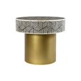thumbnail image 3 of TOV Furniture Bone Table d'Appoint Ronde en Métal de Transition de 20.5"H en Noir, 3 of 5