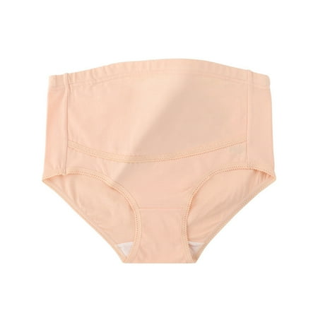Wdfiry Maternity Underwear Over Bump High Waist Full Coverage Pregnancy Panties Belly Support Maternity Clothes for Women Plus Size Maternity Panties