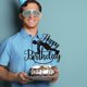 thumbnail image 5 of Cake Topper Naicaek Negro con Brillo para Cumpleaños Fitness, 5 of 7