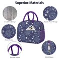 thumbnail image 4 of Lunch Bag Lunch Box for Women Reusable Insulated Lunch Bags,Water-Resistant Gothic Cooler Lunch Tote Bag, Large Capacity for Work Travel Picnic, 4 of 6