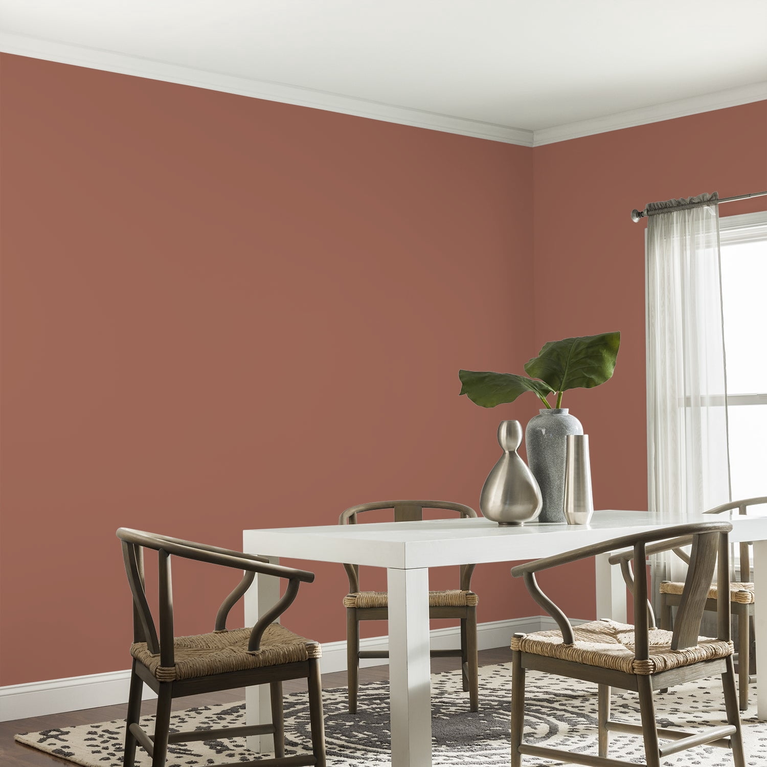 Glidden One Coat Interior Paint and Primer, Apple Brown Betty / Orange, 1-Quart, Eggshell