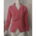 thumbnail image 3 of Pxiakgy Women's Solid Color Long Sleeve Simple Thin Women's Small Suit Women's Pink + XXL, 3 of 4
