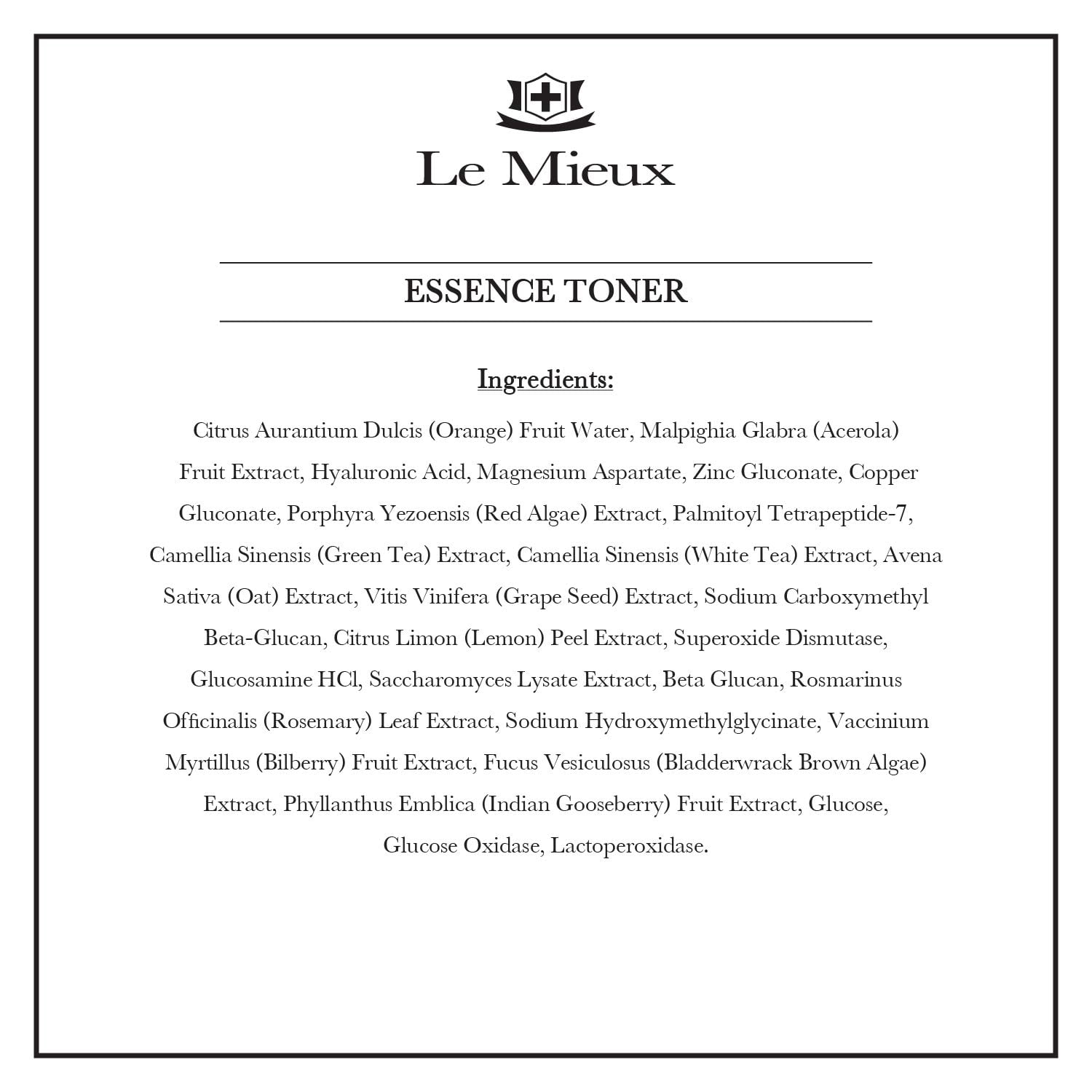 Le Mieux Essence Toner