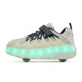 thumbnail image 4 of Kids LED Roller Skate Shoes with Wheel Light up Roller Shoes Kids Skates Sneakers Gift for Girls Boys Children, 4 of 20