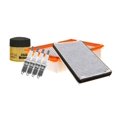 thumbnail image 1 of Kit De Bujías Doble Platino, Filtro De Aire, Filtro Para Aceite Sintético Y Filtro De Cabina 9 PIEZAS Afinación Sin Aceite Compatible con Tribute 2001 A 2006 Mazda V6 3.0L, 1 of 3