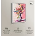 thumbnail image 2 of Burst of Color Vase Canvas Graffiti Pop Art by Art Remedy, White Frame, 36" x 54", 2 of 7