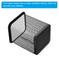 thumbnail image 4 of Uxcell Mesh Pen Holder Pencil Holder Pencil Basket Pen Cup Locker Organizer Square Makeup Brush Holder, Black 2 Pack, 4 of 5