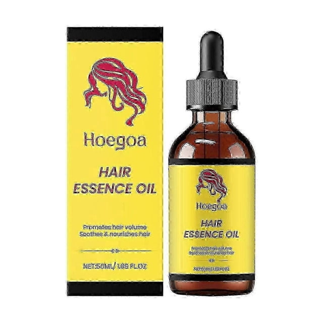 Natural Hair Essence Oil, Promotes Growth, Soothes & Nourishes Scalp, for Frizzy and Damaged, Suitable for Men and Women_c*