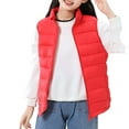 thumbnail image 3 of WOYY Boys Girls Lightweight Padded Vest Outerwear Sleeveless Jacket for Kid, Sizes 8-9, 3 of 5