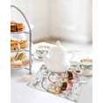 thumbnail image 4 of Happy Easter Kitchen Dish Towels for Drying Dishes Set of 2, Spring Daisy Eggs Leaves Butterfly Colorful Plaid Waffle Weave Microfiber Hand Tea Bathroom Towels Quick Dry & Absorbent Towel 12x12, 4 of 7