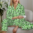 thumbnail image 6 of Sikiie Happy St. Patrick's Day Print Pajamas for Women Set, Womens Pajama Sets, Lounge Sets for Women, 2pjs for Women-Large, 6 of 7