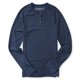 thumbnail image 2 of Camiseta henley con textura Raglan Aeropostale azul grande, 2 of 2