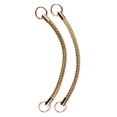 thumbnail image 4 of 2 uds Correa de bolso de cuero PU Hugo Bandolera 25cm Oro, 4 of 7