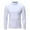 71#White, variant on Dwaogom Men's Casual Slim Fit Shirts Solid Long Sleeve Polo Mandarin Collared Fashion T-Shirts