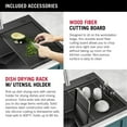 thumbnail image 6 of Delta 95A9031-T30S-GS Rivet 30" Drop In Single Basin Stainless Steel Kitchen Sink - PVD, 6 of 7