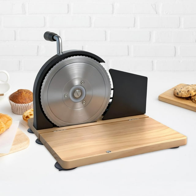 Elodie Manual Bread Slicer Premium Serrated Blade Design Classic for Homemade Bread Black