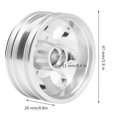 thumbnail image 3 of Front and rear wheel rims and hubs for Tamiya 1/14 RC trailer, 3 of 4