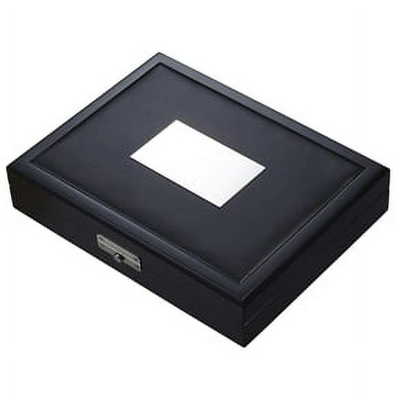 Visol Drako Black Travel Cigar Humidor - Holds 19 Cigars