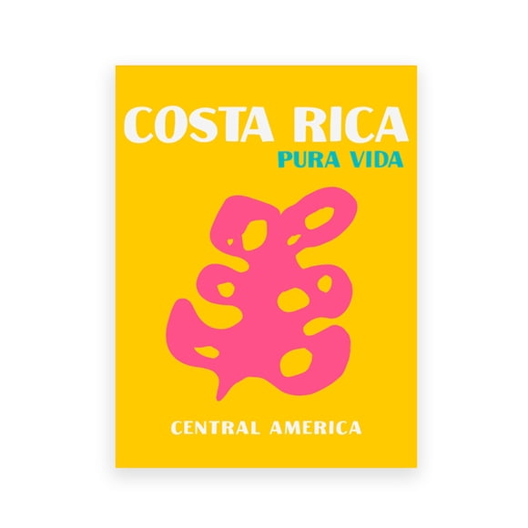 Affiches de Voyage Preppy Color Miami Bondi Palms Ibiza Mykonos Capry Impression d'Art Minimaliste Nordique Peinture sur Toile Décoration de Salon, 50*70 cm, Non Encadré.,ePC12153