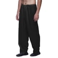 thumbnail image 2 of Atasi Rayon Adjustable Solid Ready made Pajama Ethnic Wear Men Bottom Pant, 2 of 6