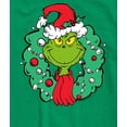 thumbnail image 3 of Dr. Seuss - Grinch Wreath - Toddler And Youth Short Sleeve Graphic T-Shirt, 3 of 5