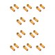 thumbnail image 1 of Vogacara 2 uds soporte de cabeza de bola accesorio de actualización Universal Auto juguete hilo inverso positivo extremos de barra de acoplamiento Dorado 10piezas Vogacara CBP318240, 1 of 6