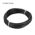 thumbnail image 3 of Cable de silicona 14 AWG Unique Bargains Hilos eléctricos alambre de Cobre 16 pies negro, 3 of 4