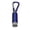 A002- Blue, variant on Keychain Flashlight, Purple Aluminum Led Mini, Carabiner Clip Attached Compact Light, Pocket-Sized Portable Emergency Illumination, Durable Water-Resistant Handheld Light for
