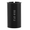 thumbnail image 1 of Adaptador de cuña para tija de sillín de bicicleta sólida, reductor de tamaño de tija de sillín de bicicleta de aleación ultraligera 272 a 339, 1 of 9