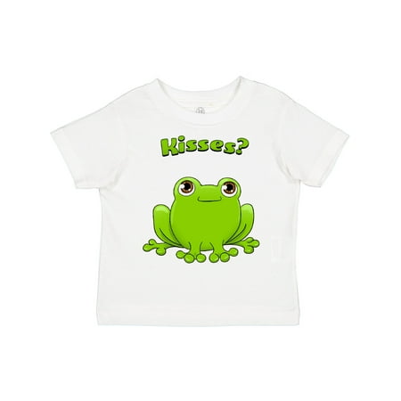 

Inktastic Kisses - Cute Frog Gift Toddler Boy or Toddler Girl T-Shirt