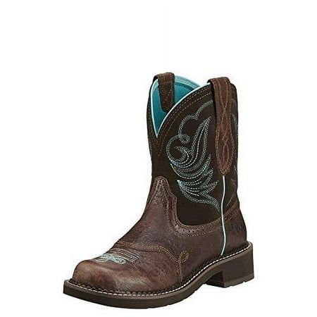 ARIAT Women's Fatbaby Dapper Western Boot Royal Chocolate - 10016238
