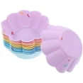 thumbnail image 1 of Miangastore 10 Pcs Moules à Pâtisserie en Silicone Réutilisables Antiadhésifs, 1 of 8