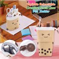 thumbnail image 2 of 5.12x6.7IN Sliding Pencil Case Box Pencil Bag Stationery Box Storage Bag Pencil Case Large Capacity Pencil Pouch Aesthetic Pen Bag Simple Sturdy Multifunctional for Office Supplies, Travel Accessories, 2 of 9