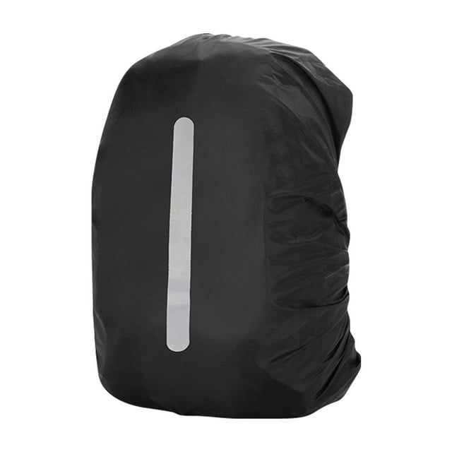 Housse de Pluie pour Sac à Dos Antidérapante avec Sangle Réfléchissante Verticale pour Rester au Sec pour Randonnée Camping Chasse