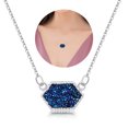 thumbnail image 2 of Collier Pendentif Femme Mode Diamant Forme Breloque Collier Clavicule Collier, 2 of 10
