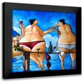 thumbnail image 1 of West, Ronald 12x12 Black Modern Framed Museum Art Print Titled - Wine and Cake, 1 of 5