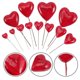 thumbnail image 3 of 24 Pcs Birthday Toppers Cakes Engagement Cupcake Topper Valentines Day Cupcake Toppers Fruits Picks Heart Shaped Cake Picks, 3 of 3