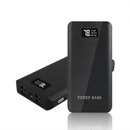 USA 50000mah Portable Power Bank LCD LED 4 USB Battery Charger For Mobile
