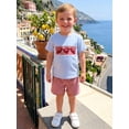 thumbnail image 3 of BemeyourBBs Toddler Baby Boy Crayfish Outfit Baby Boys Summer Clothes Cute Lobster Embroidered Short Sleeve T-shirts and Pokcets Plaid Shorts Set Toddler Boys 2 Piece Summer Outfit, 3 of 9