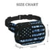 thumbnail image 4 of Fotbe Navy Camouflage American Flag Cangurera Cuadrada con Estampado de Doble Capa, Bolsa de Cintura Ajustable Mini para Hombres y Mujeres, 4 of 9