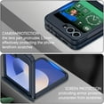 thumbnail image 6 of Designed for Samsung Galaxy Z Flip 6 Magnetic Phone Case with Hinge Protection Compatible with Magsafe,Shockproof Anti-fall Ultra Slim Rugged Phone Protection Case Cover,Darkblue, 6 of 6